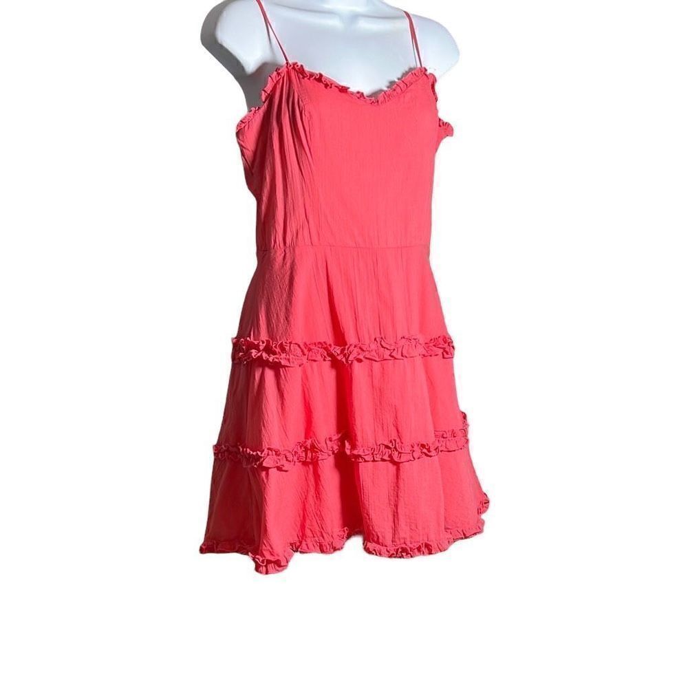 MiAmi Size M Pink Ruffle Dress